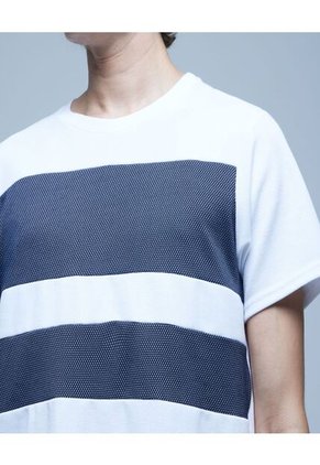 Camiseta Para Hombre Manga Corta Color Blanco Marca Ostu #60091201