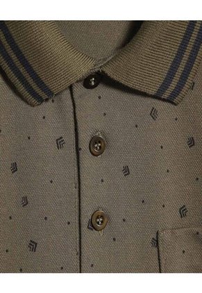 Polo Para Hombre Cuello Tejido Con Bolsillo Color Verde  Marca Ostu #60110678