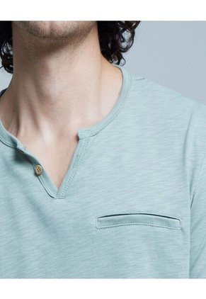 Camiseta Para Hombre Manga Corta Color Verde Marca Ostu #60091158