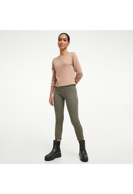 Leggins Para Mujer Largo Color Negrocarbon Marca Ostu #40230436