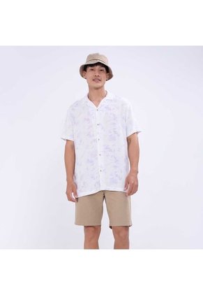 Camisa Para Hombre Manga Corta Sin Bolsillo Color Lila Marca Ostu #60010731