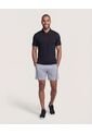 Polo  Para Hombre Cuello Maquina Sin Bolsillo Color Negro Marca Ostu #60110887 de Ostu