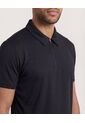 Polo  Para Hombre Cuello Maquina Sin Bolsillo Color Negro Marca Ostu #60110887 de Ostu