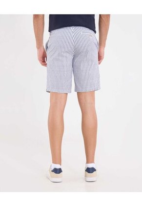 Bermuda  Para Hombre Regular Corto Color Azul Marca Ostu #60100461