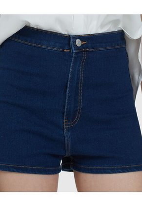 Short Para Mujer  Color Azul  Marca Ostu #40190244