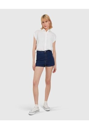 Short Para Mujer  Color Azul  Marca Ostu #40190244