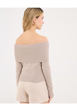 Saco Para Mujer Cardigan Color Beige Marca Ostu #40330093