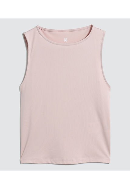 Crop Top Para Mujer Manga Sisa Color Rosado  Marca Ostu #40091980