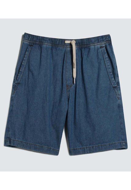 Bermuda Para Hombre  Color Azul Medio Marca Ostu #60100399