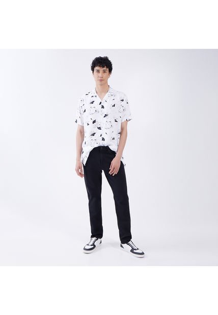 Pantalon Para Hombre 5 Bolsillos Color Negro Marca Ostu #60070261