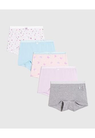 Ropa Interior Infantil Niña Boxer Color Rosado Marca Ostu #90180088 Ostu