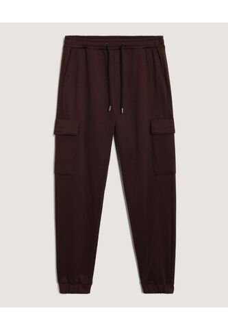 Pantalón  Para Hombre Jogger Cargo Color Café Marca Ostu #60070580 Ostu