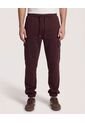 Pantalón  Para Hombre Jogger Cargo Color Café Marca Ostu #60070580 de Ostu