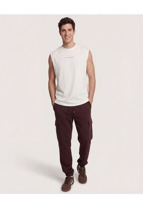 Pantalón Para Hombre Jogger Cargo Color Café Marca Ostu #60070580
