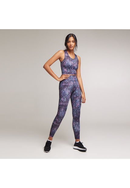 Leggins Para Mujer Largo Color Azul  Marca Ostu #40230434