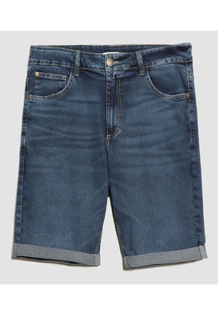 Bermuda Para Hombre  Color Azul Medio Marca Ostu #60100405