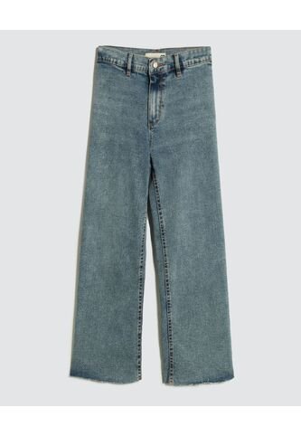 Jean Para Niña Culotte Color Azul  Marca Ostu #90160080 Ostu