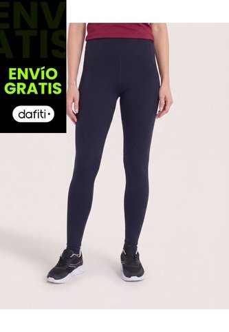 Leggins Con Cortes Anatomicos  Para Mujer Negro Ostu Ostu