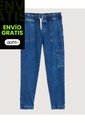 Jogger Cargo Tono Medio  Infantil Niño Azul Ostu de Ostu