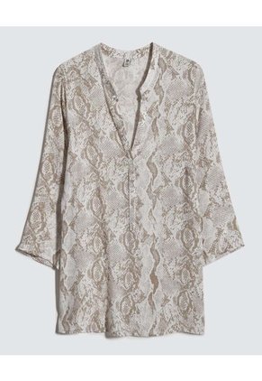 Blusa Para Mujer Manga 3/4 Color Verde Marca Ostu #40121035