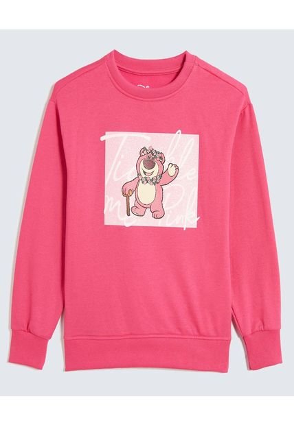 Buzo Infantil Niña Cuello Redondo Color Fucsia Marca Ostu #90060159