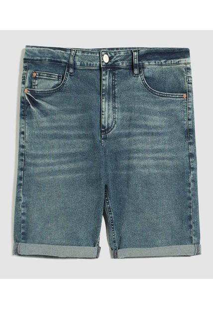 Bermuda Para Hombre  Color Azul  Marca Ostu #60100406