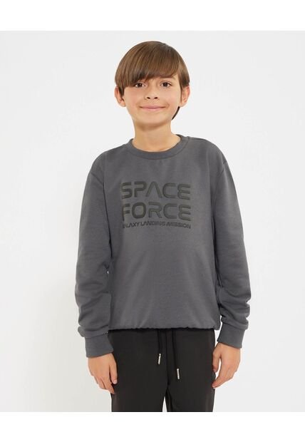 Buzo Para Niño Cuello Redondo Color Negro Marca Ostu #80060136