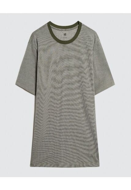 Camiseta Para Hombre Manga Corta Color Verde  Marca Ostu #60091541