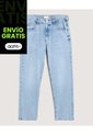 Jean Straight Claro  Para Hombre Azul Ostu de Ostu