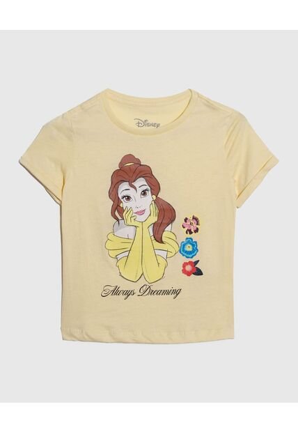 Camiseta Disney Princesas De Bella  Infantil Niña #90090210