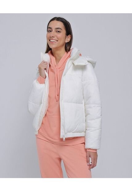 Chaqueta Para Mujer Acolchada Color Blanco Marca Ostu #40080165