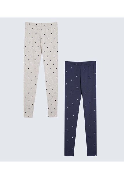 Leggins Para Niña Largo Color Pack X Marca Ostu #90230116