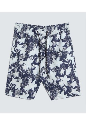 Pantaloneta Para Hombre De Baño Corta Color Azul Claro Marca Ostu #60270041 Ostu