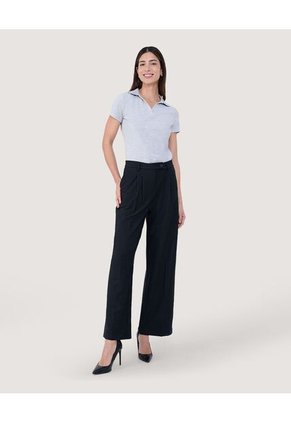 Polo Para Mujer Manga Corta Color Gris Claro Marca Ostu #40110171
