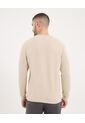 Buzo Para Hombre Cuello Redondo Color Beige Marca Ostu #60060330 de Ostu