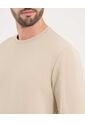 Buzo Para Hombre Cuello Redondo Color Beige Marca Ostu #60060330 de Ostu