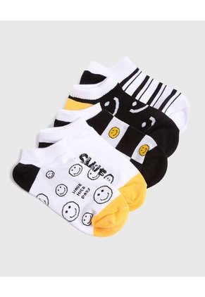 Medias Infantil Niño Invisible Color Negro Marca Ostu #80980129