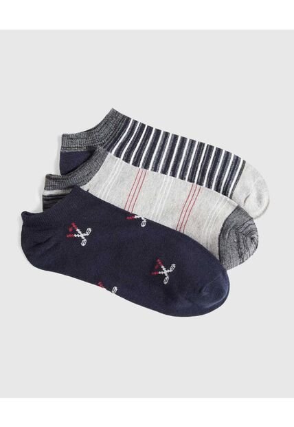 Medias Para Hombre Invisible Color Azul Marca Ostu #60980298