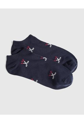 Medias Para Hombre Invisible Color Azul Marca Ostu #60980298