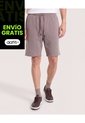 Bermuda Con Ajuste Cómodo  Para Hombre Café Ostu de Ostu