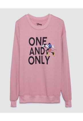 Buzo Cuello Redondo De Minnie Mouse  De Mujer #40060273 Ostu