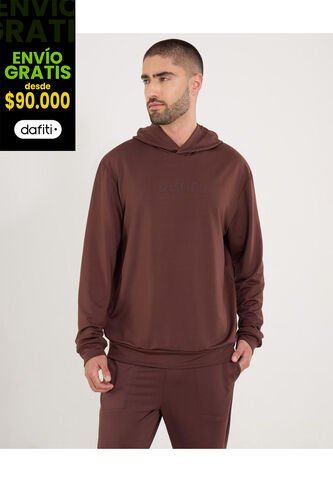 Buzo  Para Hombre Hoodie Color Café Marca Ostu #60060571 Ostu