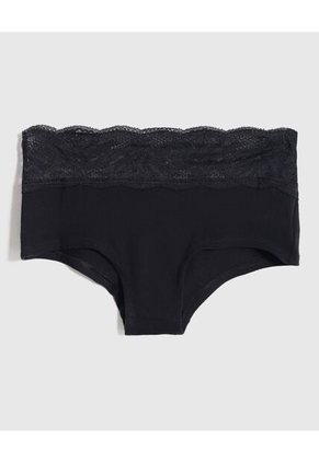 Panty Para Mujer Cachetero Color Negro Marca Ostu #40800095