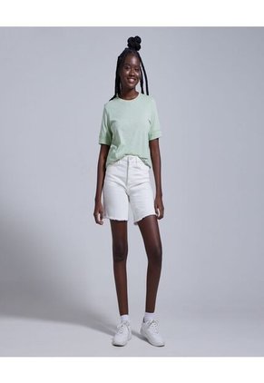 Camiseta Para Mujer Manga Corta Color Verde Marca Ostu #40091780