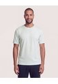 Camiseta Unicolor Texturizada  Para Hombre Verde Ostu de Ostu