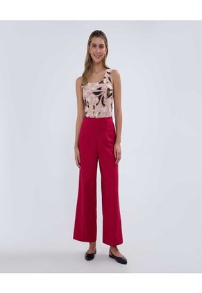 Top Para Mujer Cuello Redondo Color Rosado Marca Ostu #40220378