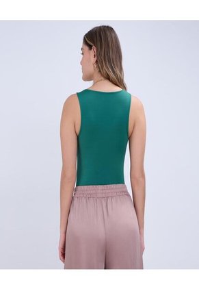 Body Para Mujer Manga Sisa Color Verde  Marca Ostu #40200148