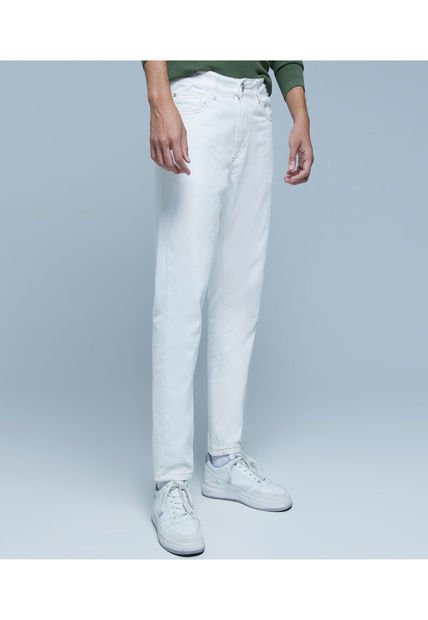 Jean Para Hombre Carrot Color Blanco Marca Ostu #60160323