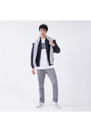 Chaqueta Para Hombre Bomber Color Negrocarbon Marca Ostu #60080107