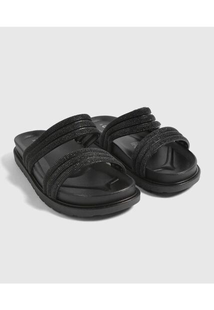 Sandalias Para Mujer  Color Negro Marca Ostu #40690009